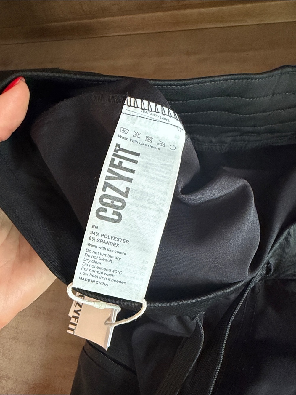 COZYFIT Black Activewear Bottoms scrubs